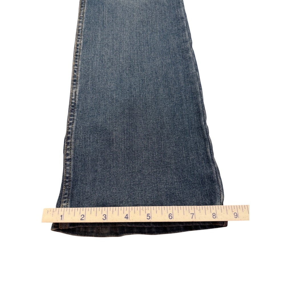 Harley Davidson Curvy Bootcut Jeans Women 34 Blue Medium Wash Denim - Picture 7 of 12